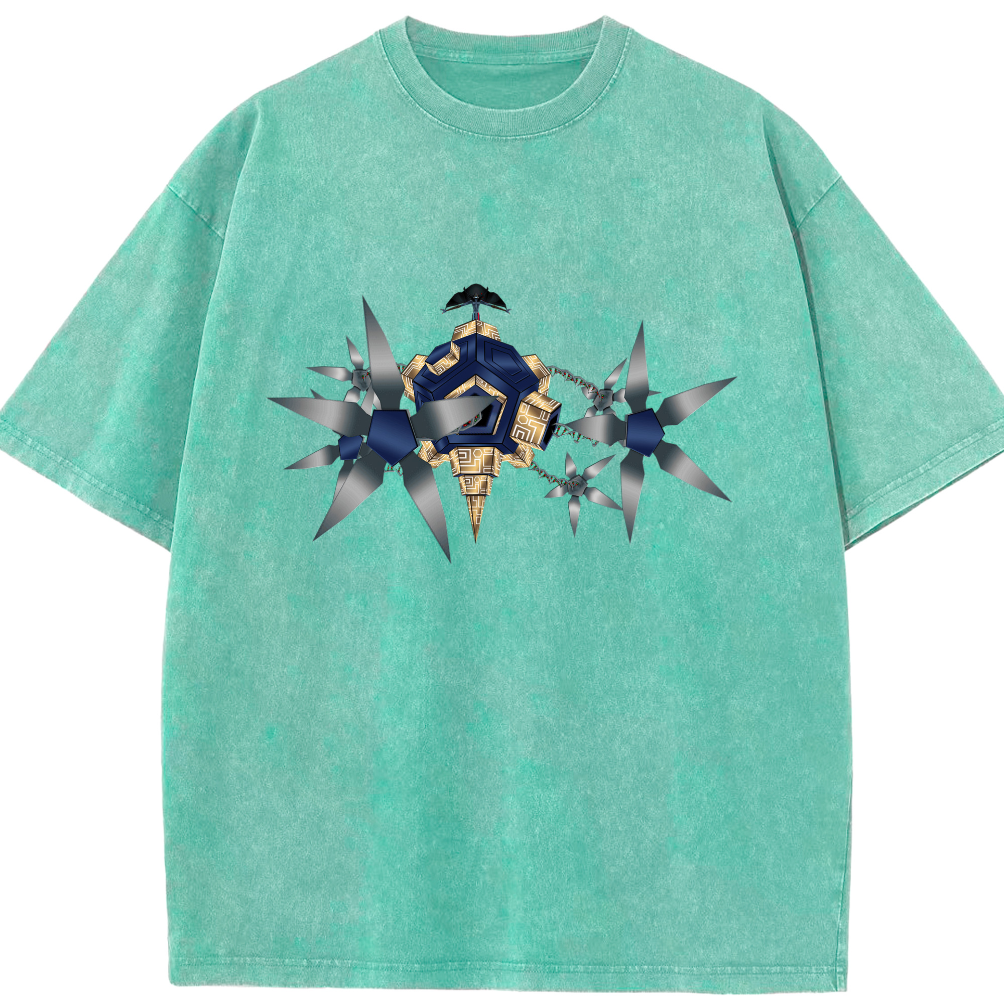 （画像用） Digimon デジタルモンスター/デジモン 綿100% ヴィンテージ風 半袖Tシャツ（フロントプリント）